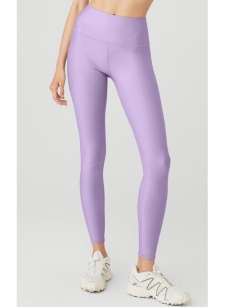 Alo Yoga 7/8 High-Waist Airlift Leggings Color Violet Skies Size Large